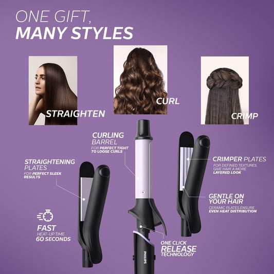 Philips Multi Styler BHH816/00 – 5-in-1 Hair Styling Tool