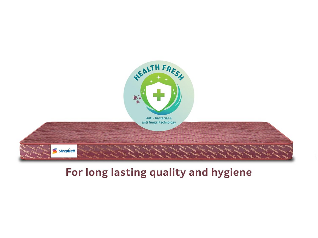 Sleepwell Tarang Ortho 5 Inches Mattress | King 5" | 78" × 72" (12.7 cm × 198 cm × 183 cm)