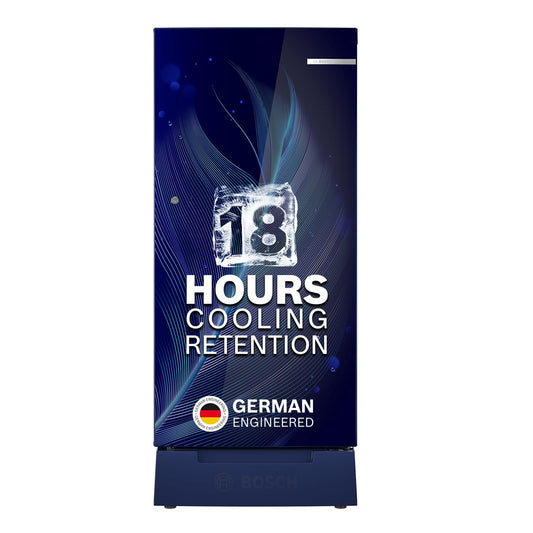 187 L 3 Star Capacity Single Door, Direct Cool Refrigerator with MultiBox, Cool Bottle Zone, XL Dry Storage (CST18B33PI, Pedestal, Blue Feather)