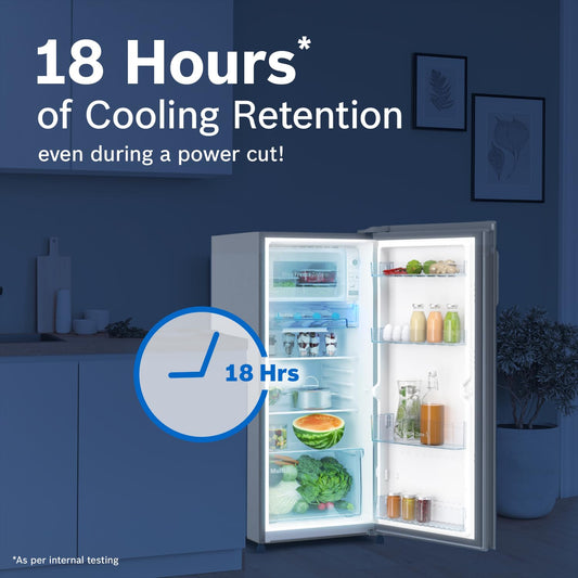 Bosch 226L 4-Star Inverter Single Door Refrigerator (CST22S24NI) – Fine Steel