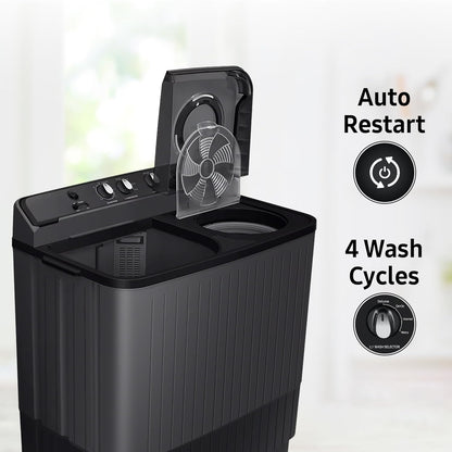 Samsung 11.5 Kg Semi-Automatic Top Load Washing Machine Appliance (WT11A4260GD/TL,Dark Gray)