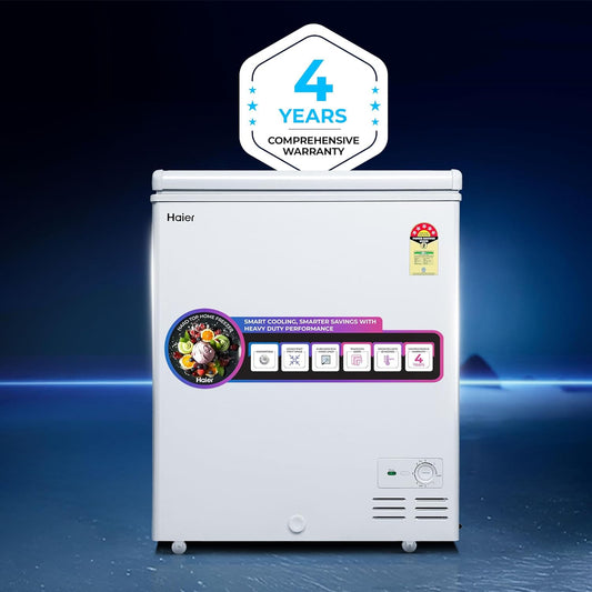 Haier HFC-175SM5 – 146L 5-Star Single Door Convertible Deep Freezer with Deo Fresh Technology