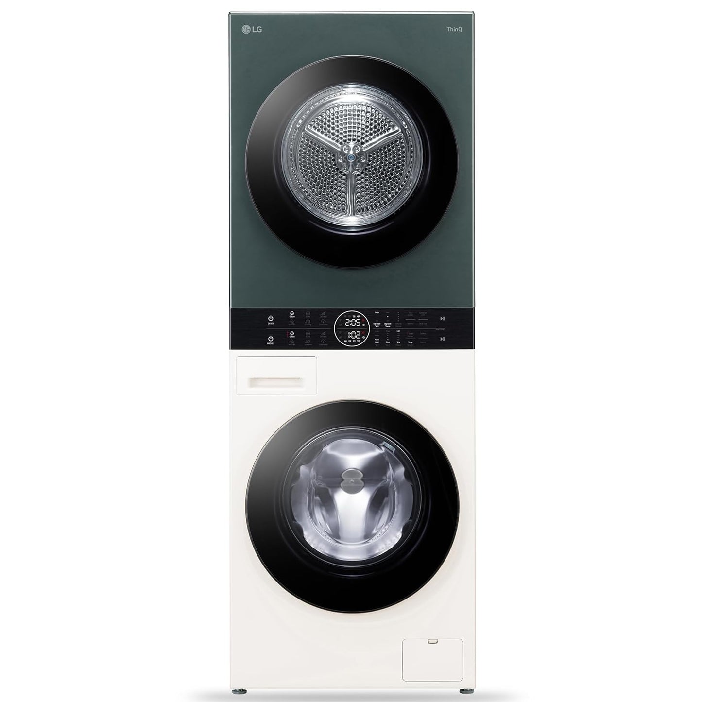 LG FWT1310BG 13kg/10kg AI Direct Drive™ WashTower™ with TurboWash™ 360°, Steam+, and SmartThinQ® (Black Steel)