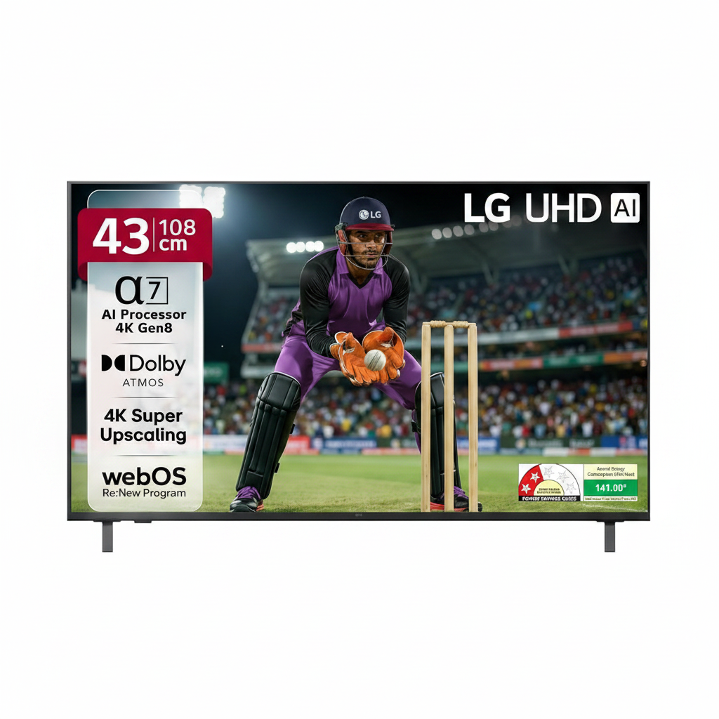 LG 43UA73806LA 43 Inch 4K UHD AI Smart TV