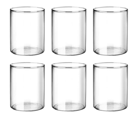 Treo Borosilicate Vector Tumbler Set – 300 ml (Set of 2)