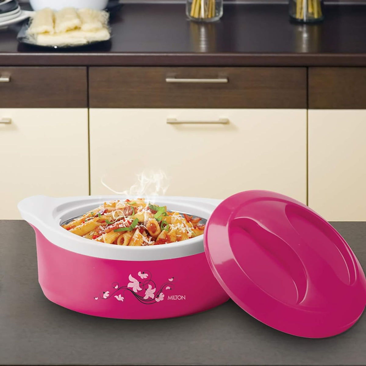 Milton Marvel 2500 Inner Stainless Steel Casserole – 2.36 Litres, Double-Walled Insulated Hot Pot