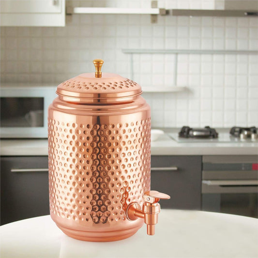 Cello Co-Pura Kalash Matka Copper Water Dispenser – 5L