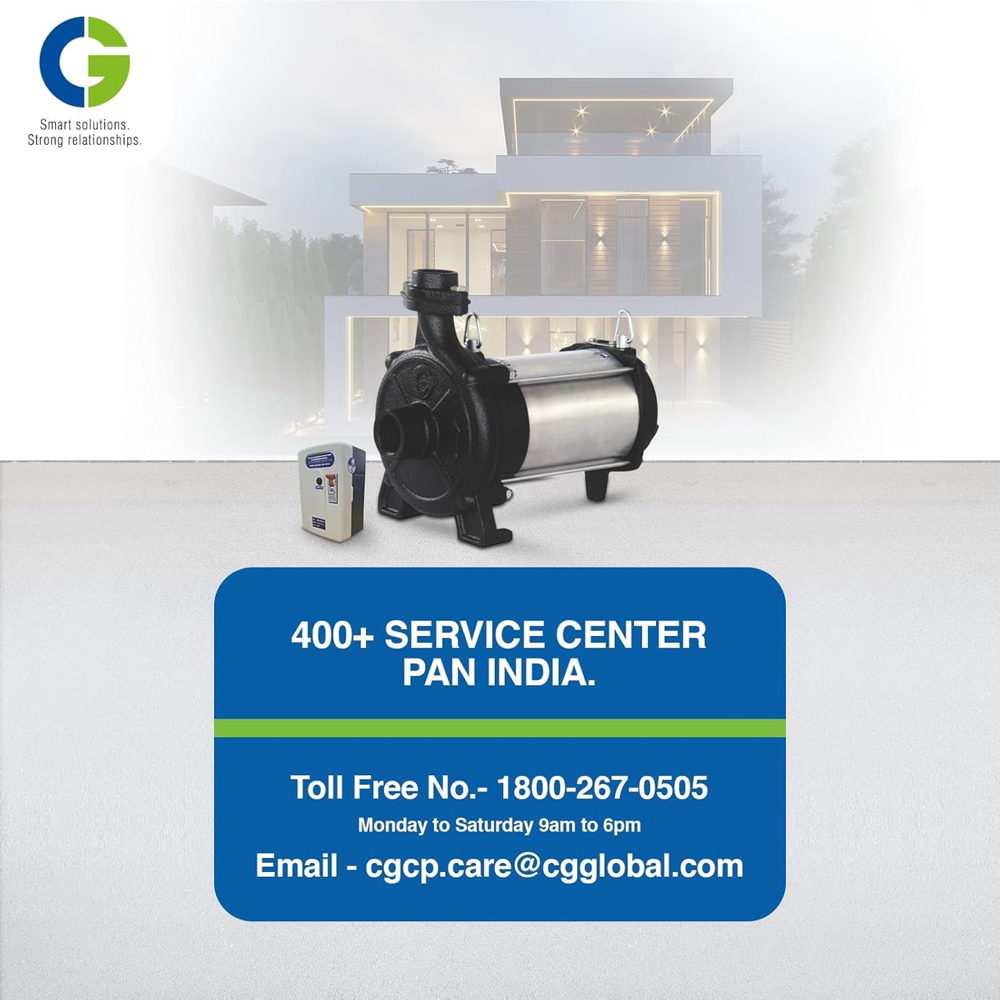 CG-CGDOW1580Z43 | DOW Openwell Z43 | 1.12kW/1.1 HP | Domestic Open Well Submersible Pump | Energy Efficient | SS 202 Motor Body | SS Shaft | CED Coated Component | Copper Motor | 1Yr Warranty