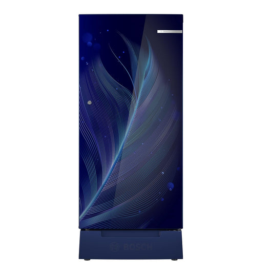 187 L 3 Star Capacity Single Door, Direct Cool Refrigerator with MultiBox, Cool Bottle Zone, XL Dry Storage (CST18B33PI, Pedestal, Blue Feather)