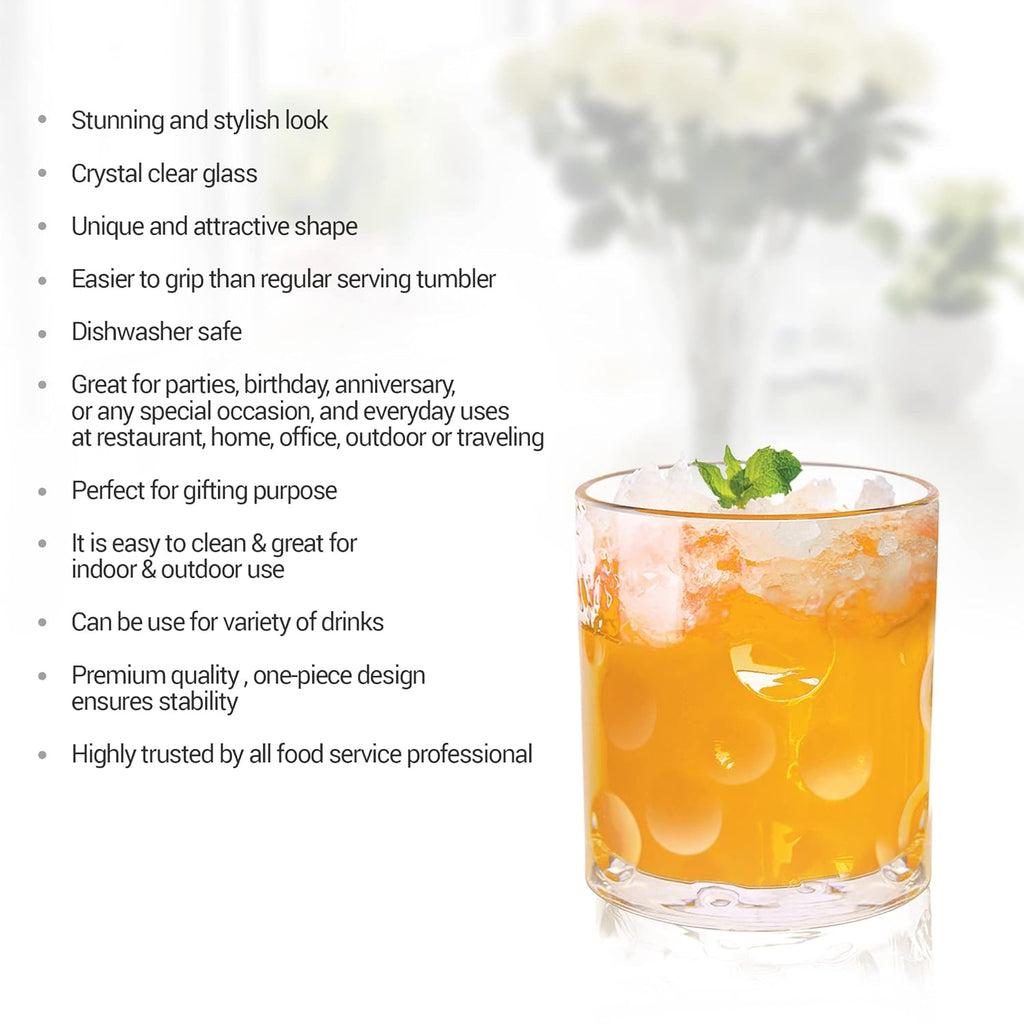 Treo Fizz Juice Tumbler Set – 250 ml (Set of 6)