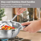 Hawkins PSNK15G Triply Shielded Nonstick Kadhai (1.5 L)