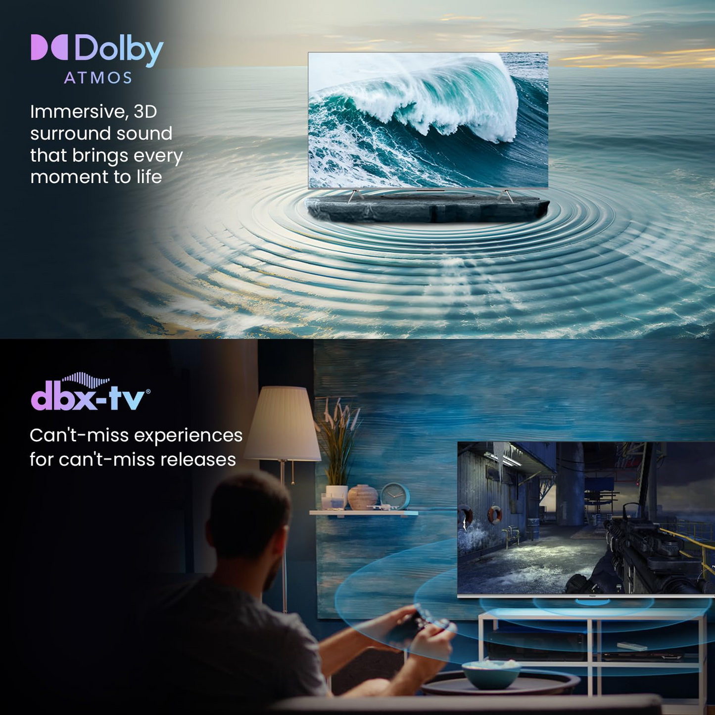 Haier 50 Inch 4K Ultra HD Smart Google TV 50P7GT-P with Dolby Vision & Dolby Atmos
