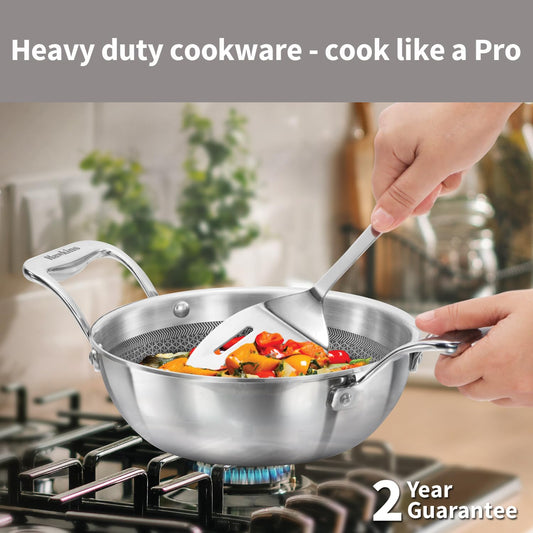 Hawkins PSNK15G Triply Shielded Nonstick Kadhai (1.5 L)