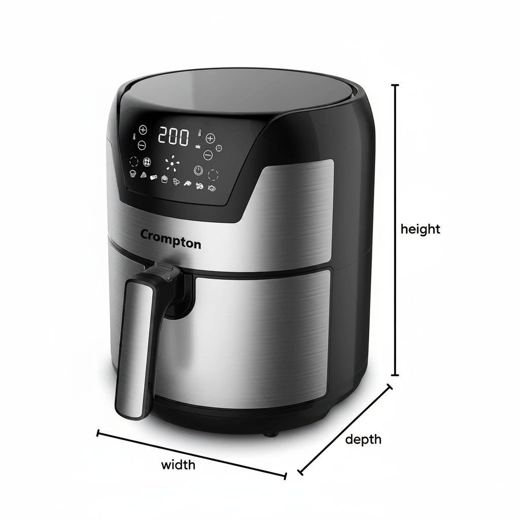 Crompton NourisPro DG 4.5L Digital Air Fryer 1500W