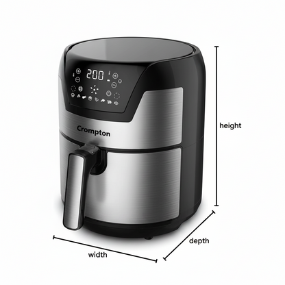 Crompton NourisPro DG 4.5L Digital Air Fryer 1500W