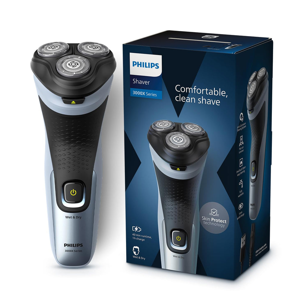 Philips 3000X Series Wet & Dry Electric Shaver (Model X3063/03)