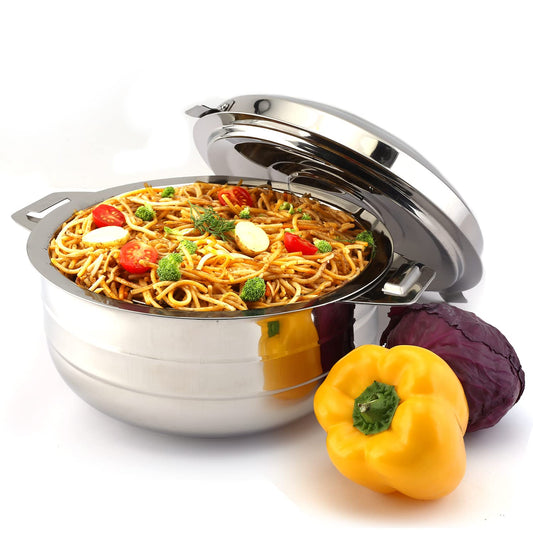 Cello Lumina 3500 ml Double-Walled Stainless Steel Casserole – Thermoware Hot Pot