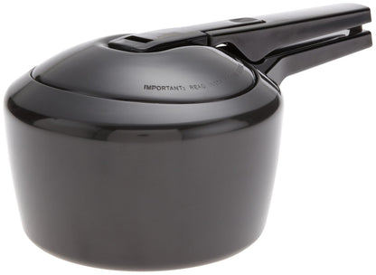 Hawkins Futura 2L Pressure Cooker – Hard Anodised Aluminium, FP20, Ideal for 2–3 Persons