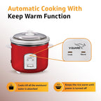 V-Guard VRC 1.8 (2CU) 700W Electric Rice Cooker with Dual Pots – 1.8L Capacity