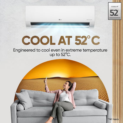 LG 2 Ton AC AS-Q24ENXE with AI 6-in-1 Cooling