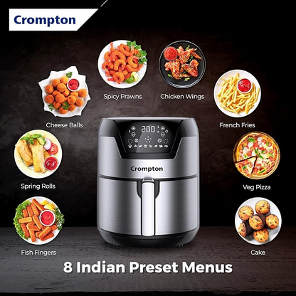 Crompton NourisPro DG 4.5L Digital Air Fryer 1500W