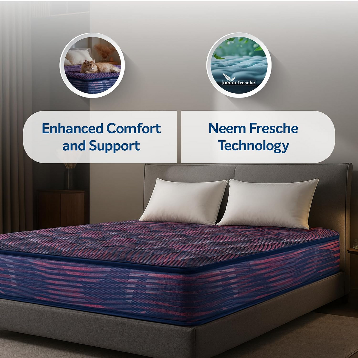 Sleepwell Champ Classic Ortho 5" Queen Mattress | 78" × 66"