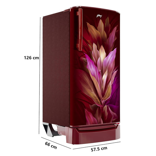 Godrej 180L 3 Star Single Door Refrigerator – RD ERIOPLS 205C THF AZ WN (Azure Wine)