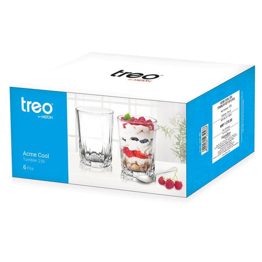 Treo Acme Cool Juice Tumbler Set – 235 ml (Set of 6)