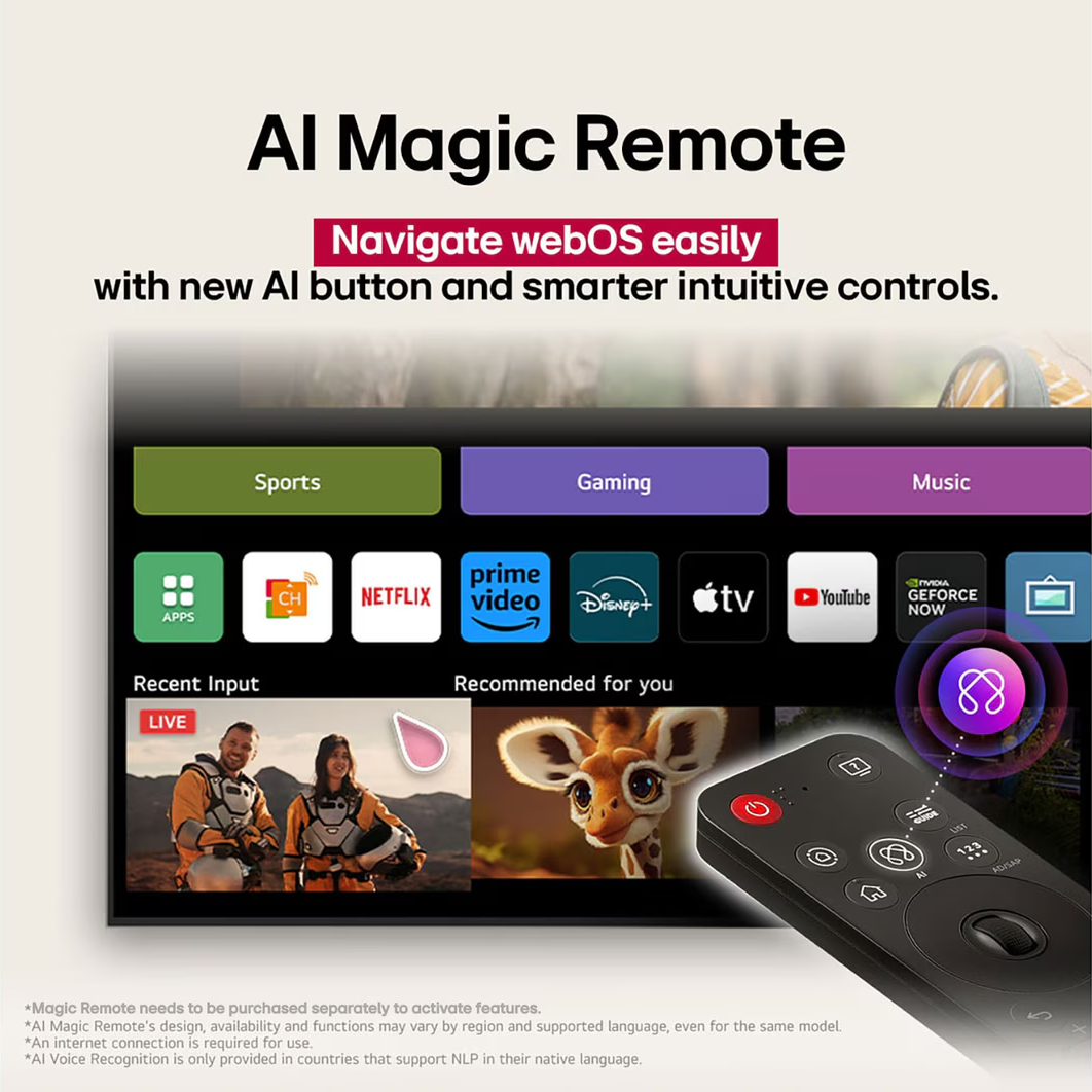 LG 43UA82506LA 43 Inch 4K UHD AI Smart TV