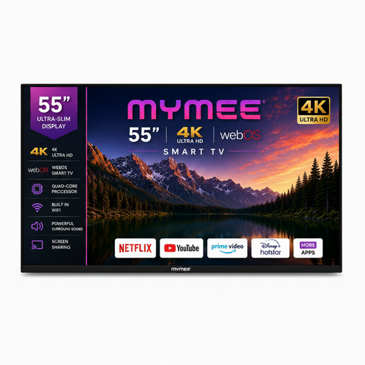 MYMEE 55 Inch 4K Ultra HD Smart TV – MYMEE-55UHD4K