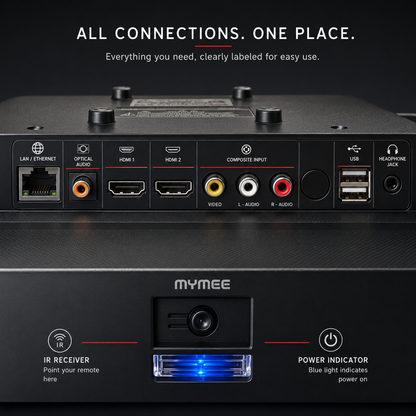 MYMEE 43" Smart Android TV (Full HD | Dolby Sound | Android 14) | Voice BT