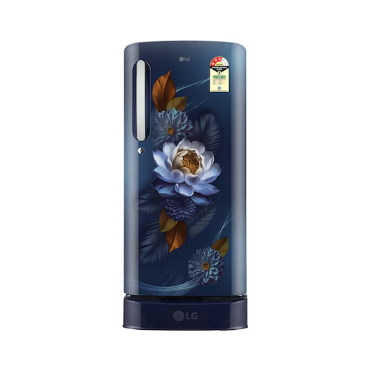 LG GLD1936ZABW 185L 3 Star Direct Cool Single Door Refrigerator - Blue Water Lily