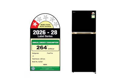 LG 225L Double Door Refrigerator (GLT2216WYOB)