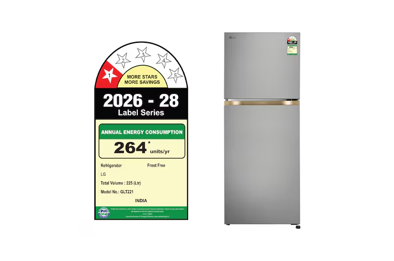 LG 225L Double Door Refrigerator (GLT2216WYPZ)
