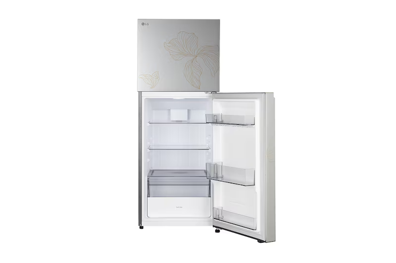LG GLT2216WYRI 225L 1 Star Frost Free Double Door Refrigerator - Radiant Inox