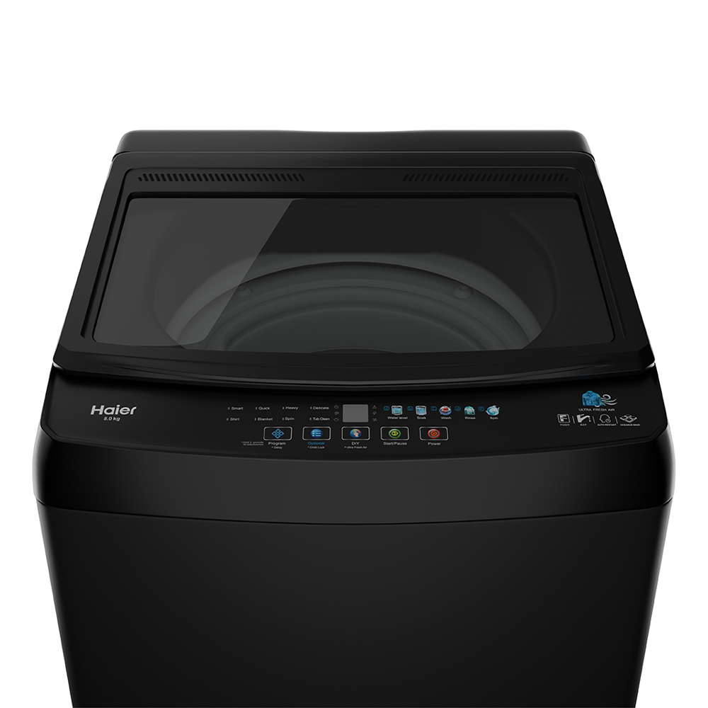 Haier HWM80-310BKN 8KG Fully Automatic Top Load Washing Machine