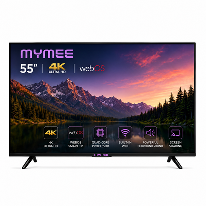 MYMEE 55-Inch 4K Smart TV WebOS