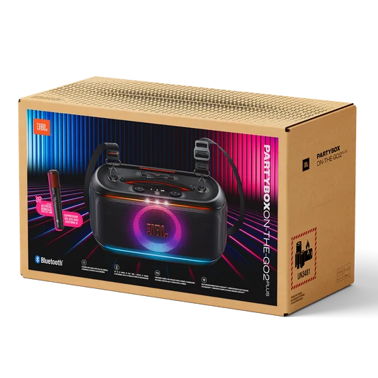 JBL PartyBox On-the-Go 2 Plus | 100W Portable Party Speaker