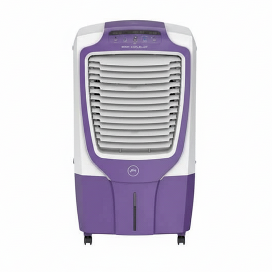 Godrej 60 Litre 150W Desert Air Cooler (CL EDGE CBD 87 RBFN4 PR) – Wood Wool Pads, White & Purple