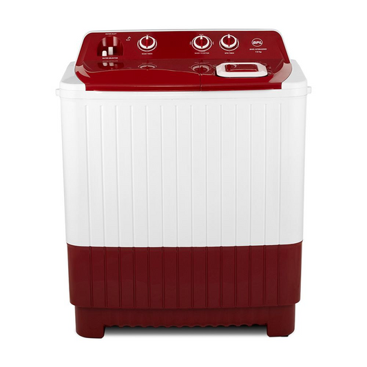 BPL 7 Kg Semi Automatic Top Load Washing Machine  Maroon | 5 Star Energy | Air Dry | Powerful Motor