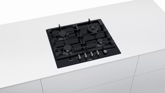 Bosch Series 6 Built-In Gas Hob – PCH6A6M90I (60 cm, Black)