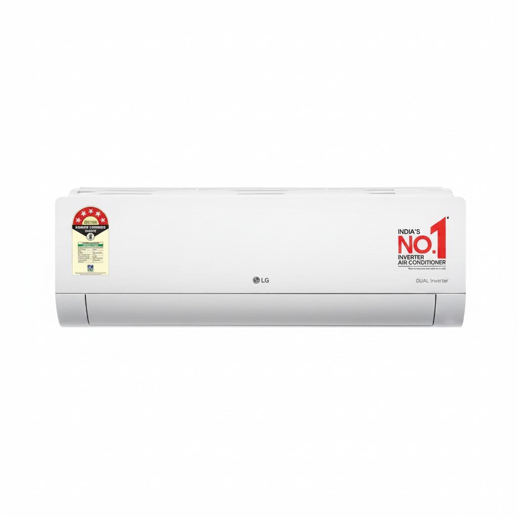 LG 1.5 Ton 5 Star Dual Inverter Split AC | AI Convertible 6-in-1 | Viraat Mode | Gold Fin+ | US-Q19BNZE (2025)