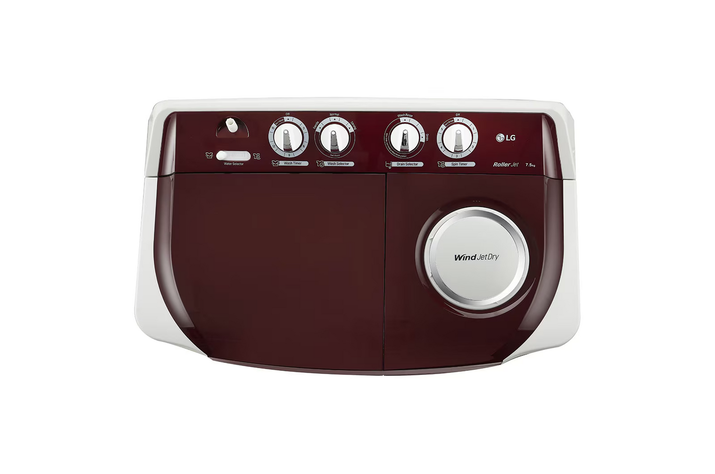 Powerful & Economical – LG 7.5 Kg Semi-Automatic Washer (Model: P7510RRAZ)
