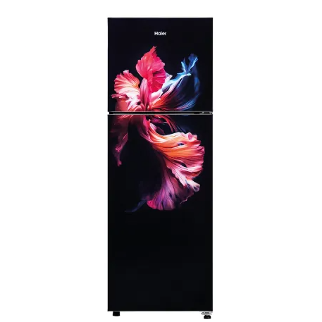 Haier HRF-2902EWG-P 240L 2 Star Frost Free Double Door Refrigerator - Cool Pad Wave Glass