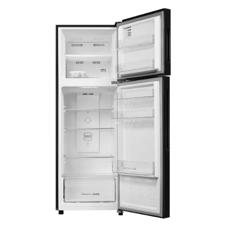 Haier HRF-2902EWG-P 240L 2 Star Frost Free Double Door Refrigerator - Cool Pad Wave Glass