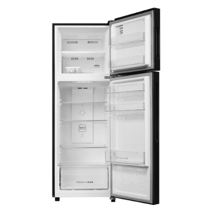 Haier HRF-2902EWG-P 240L 2 Star Frost Free Double Door Refrigerator - Cool Pad Wave Glass