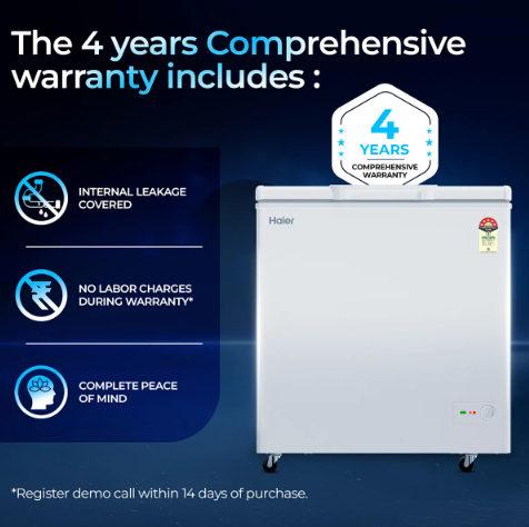 Haier 300L Convertible Hard Top Deep Freezer – HFC-300SPW5