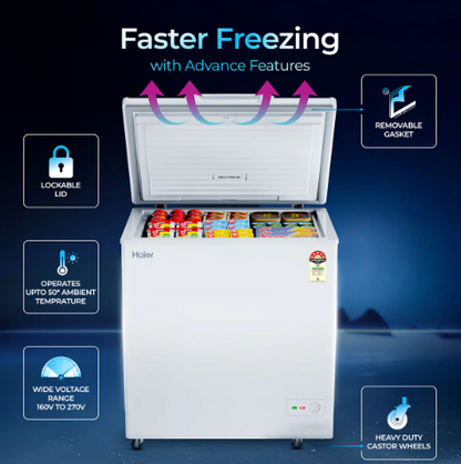 Haier 300L Convertible Hard Top Deep Freezer – HFC-300SPW5