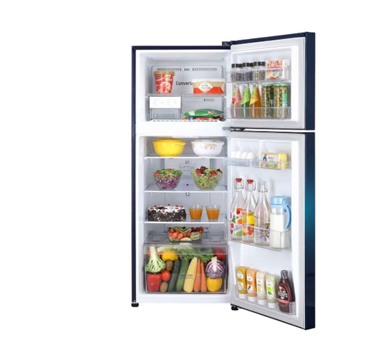 LG 240L 2-Star Frost Free Double Door Refrigerator – GL-S292SBWY (Blue Water Lily, Convertible)