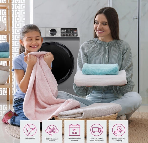 Godrej 8 Kg 5-Star Front Load Fully Automatic Washing Machine – Silver Stream (WFEON CEL 8014)